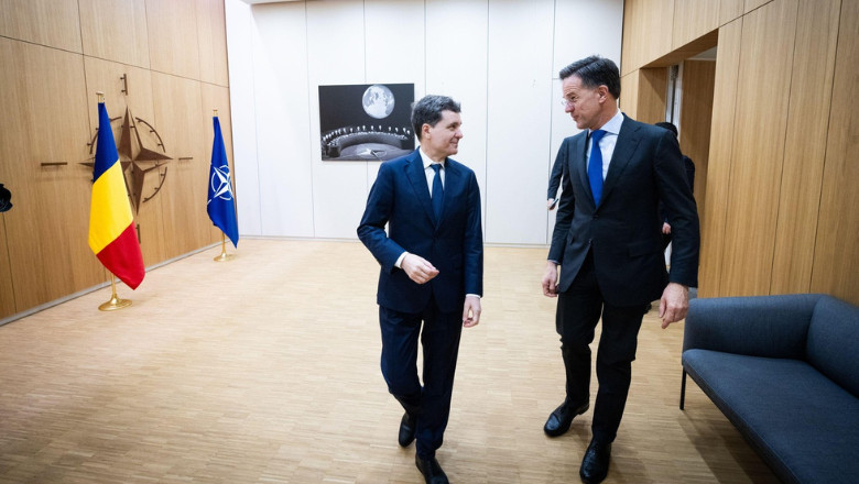 Nicusor Dan a vorbit cu Mark Rutte: Romania nu va accepta ca Rusia sa ameninte securitatea cetatenilor sai. Ce i-a transmis seful NATO