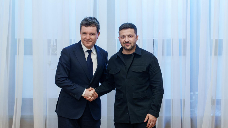 Nicusor Dan a vorbit la telefon cu Volodimir Zelenski. Seful statului va merge la Kiev in aceasta toamna Imagine
