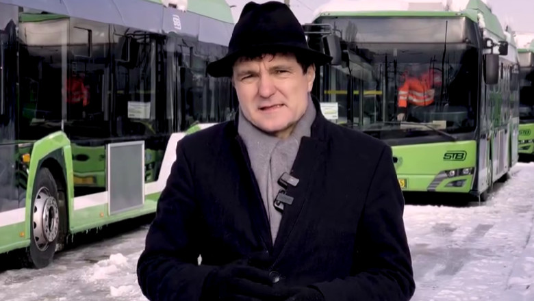 Nicusor Dan anunta ca troleibuzele Solaris vor intra in circulatie din februarie in Bucuresti Imagine