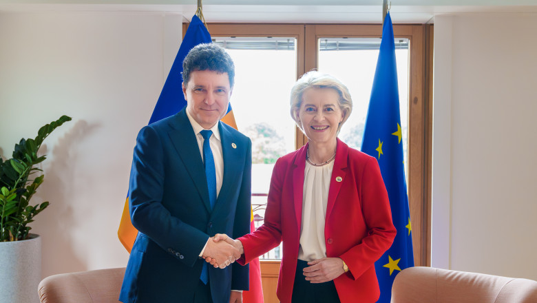 Nicusor Dan, declaratii dupa sedinta Consiliului European. Ce a spus presedintele despre discutia cu von der Leyen pe deficit si PNRR Imagine