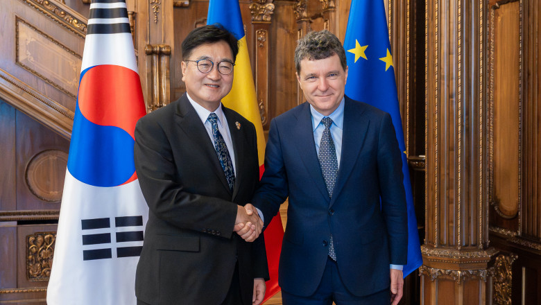 Nicusor Dan l-a primit la Cotroceni pe presedintele Adunarii Nationale a Coreei de Sud. Ce au discutat cei doi oficiali Imagine