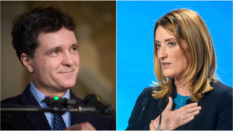 Nicusor Dan se va intalni in aceasta seara cu Roberta Metsola. Presedinta Parlamentului European, premiata la Timisoara Imagine