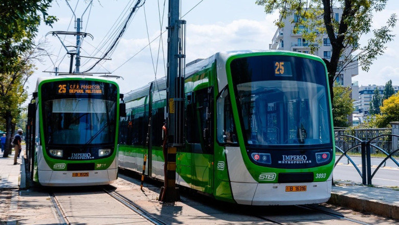 Nicusor Dan: Toate cele 100 de troleibuze si 100 de tramvaie noi vor fi in trafic incepand din septembrie Imagine