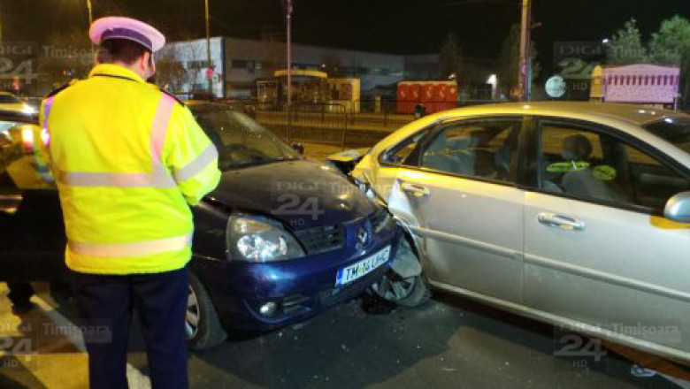 Noaptea soferilor bauti, in Timisoara. Au provocat accidente dupa ce au condus sub influenta alcoolului Imagine