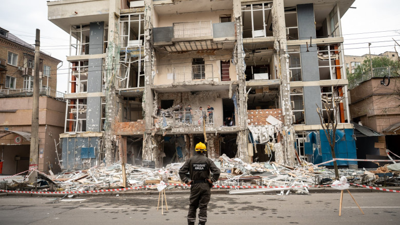 Noi atacuri masive cu rachete si drone rusesti asupra Ucrainei, pentru a treia zi consecutiv Imagine