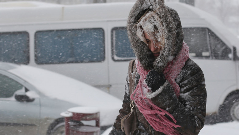 Noi avertizari de vreme severa: cod galben de viscol si vant in peste jumatate de tara. Unde sunt anuntate ninsori si ploi HARTA Imagine