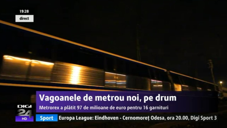 Noi garnituri de metrou, pe drum spre Bucuresti Imagine