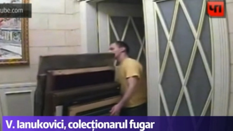 Noi imagini. Ianukovici a fugit cu sute de opere de arta si cu aparatura scumpa Imagine