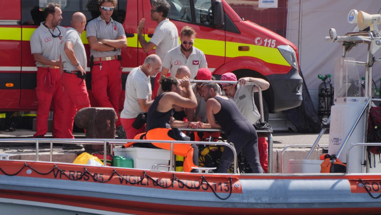 Noi marturii despre naufragiul iahtului miliardarului britanic Mike Lynch. „Am vazut cu ochii mei cum s-a scufundat” Imagine