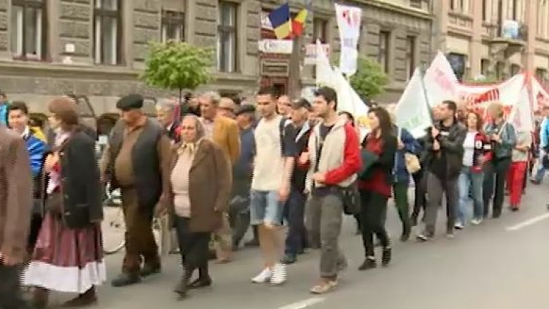 Noi proteste in vestul tarii fata de exploatarea gazelor de sist prin fracturare hidraulica  Imagine