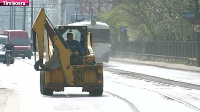 Noi santiere in Timisoara: doua importante artere vor fi reabilitate Imagine
