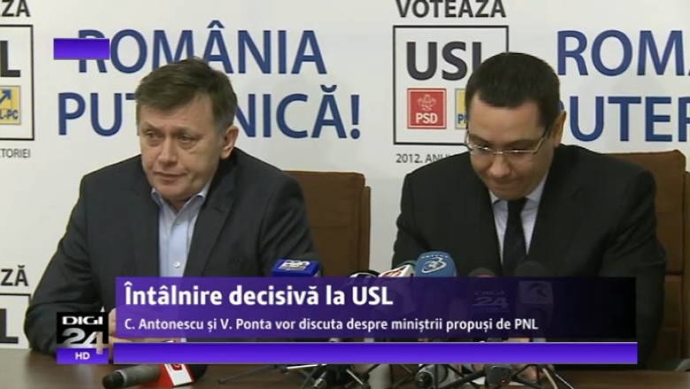 Noii ministri PNL. Crin Antonescu discuta nominalizarile cu Victor Ponta Imagine