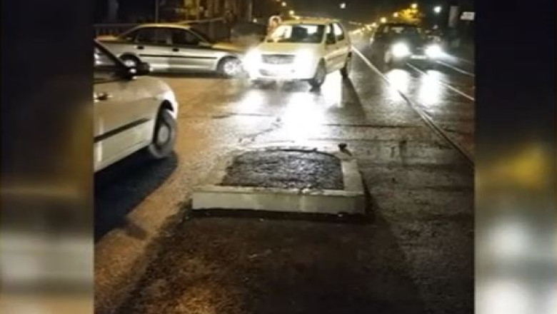 Noile scuaruri din Timisoara, adevarate pericole pentru soferi: nu sunt semnalizate Imagine