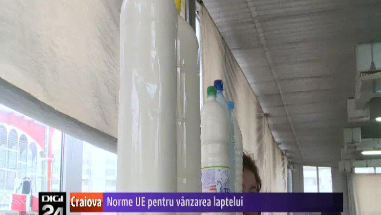 Norme UE pentru vanzarea laptelui. Micii producatori din Dolj cred ca vor renunta la afacere Imagine