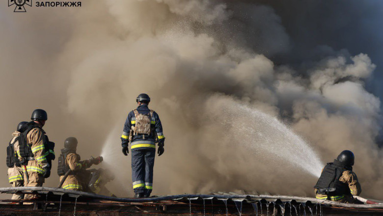 Nou atac sangeros al Rusiei in Ucraina: doi oameni au fost ucisi si alti 10 au fost raniti intr-un atac cu drone in regiunea Zaporojie Imagine
