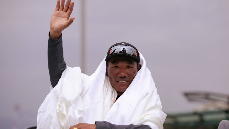 Nou record mondial al alpinistului nepalez Kami Rita Sherpa: 30 de ascensiuni pe Everest Imagine