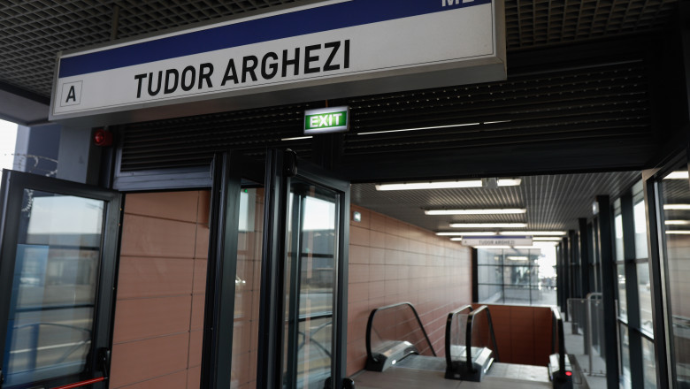 Noua statie de metrou Tudor Arghezi se deschide miercuri. Cum vor circula trenurile Imagine