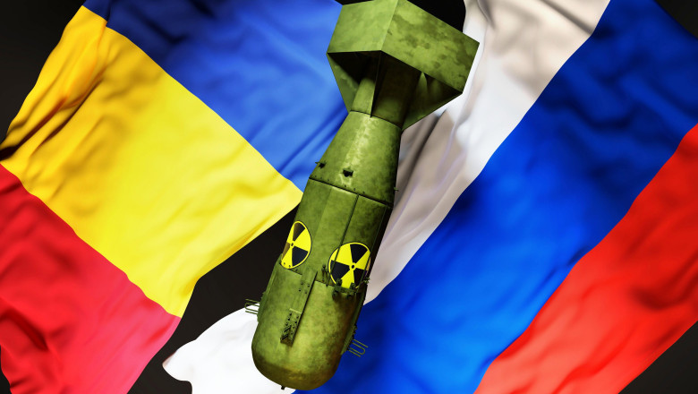 Noua tema a propagandei lui Putin: atac nuclear in Ucraina in apropiere de Romania. „O bomba mica. Oricum nu locuieste nimeni acolo” Imagine