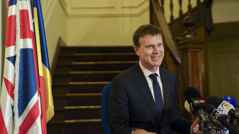 Noul ambasador al Regatului Unit in Romania isi incepe mandatul. Prioritatile lui Giles Portman: apararea si securitatea in regiune Imagine