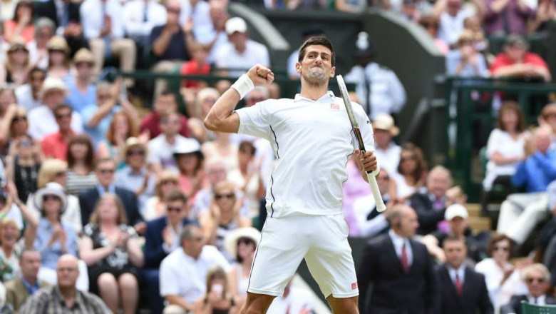 Novak Djokovic a castigat finala de la Wimbledon Imagine