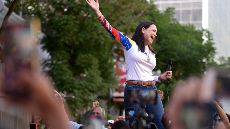 „Nu am cuvinte”. Momentul emotionant in care Maria Corina Machado este anuntata ca a castigat Premiul Nobel pentru Pace Imagine