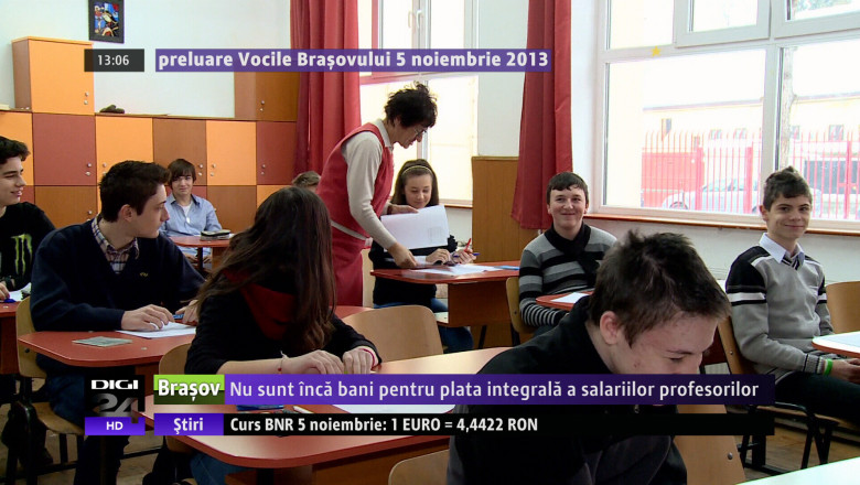 Nu sunt inca bani pentru plata integrala a salariilor profesorilor  Imagine