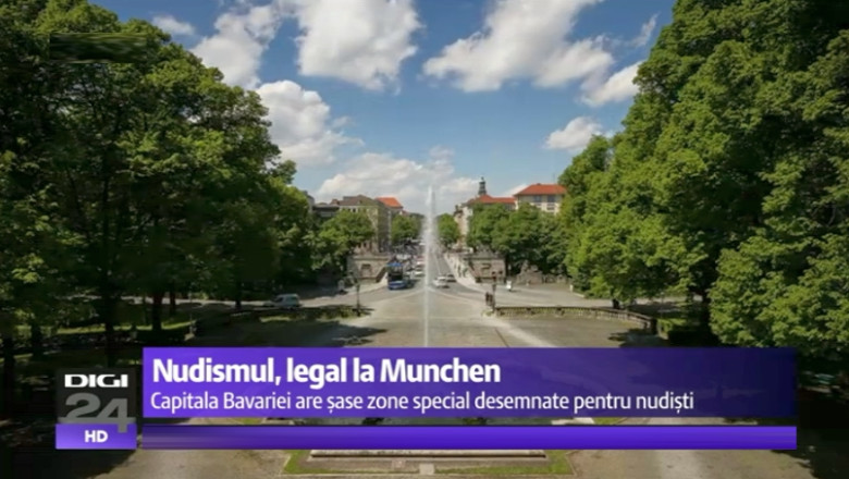 Nudismul, legalizat la Muenchen. Capitala Bavariei ofera sase zone special amenajate, inclusiv langa centrul orasului Imagine