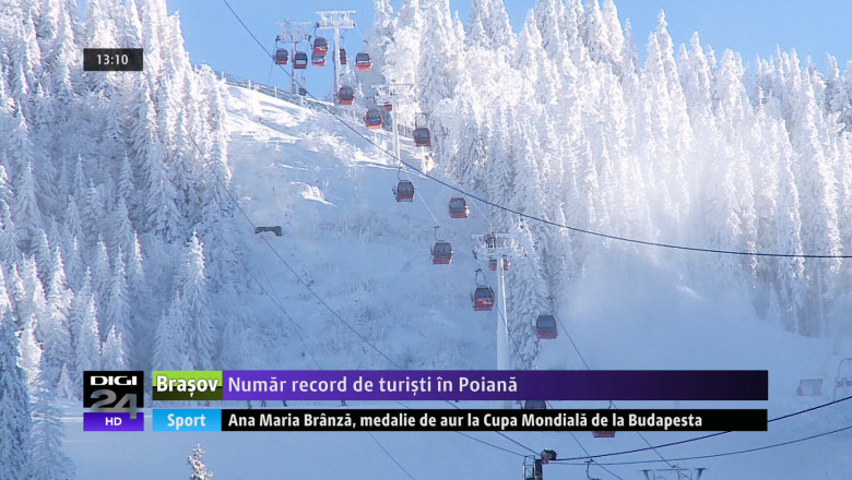 Numar record de turisti in Poiana Imagine