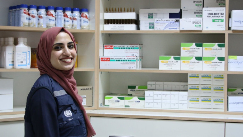 O angajata a OMS, bebelusul, sotul si doi frati ai ei, au fost ucisi in Gaza. Casa in care s-au adapostit a fost bombardata Imagine