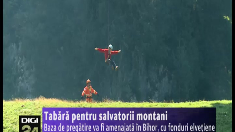 O baza de pregatire pentru salvatorii montani va fi amenajata in Bihor, cu fonduri elvetiene Imagine