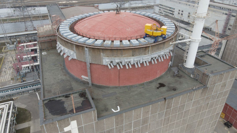 O bomba ruseasca a explodat la centrala nucleara Zaporojie Imagine
