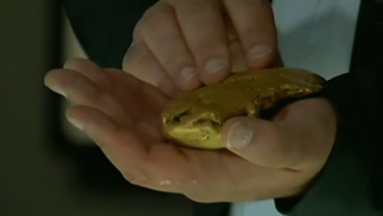 O bucata uriasa de aur pur a fost vanduta in SUA Imagine