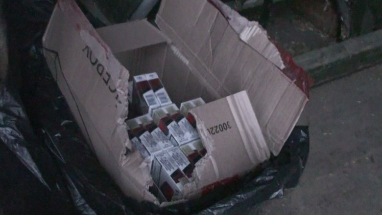 O caruta poate valora si 77.000 lei. Doi traficanti au fost prinsi cu 9.000 de pachete cu tigari in caruta Imagine
