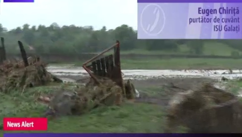 O comuna a fost devastata de o vijelie puternica in judetul Galati Imagine