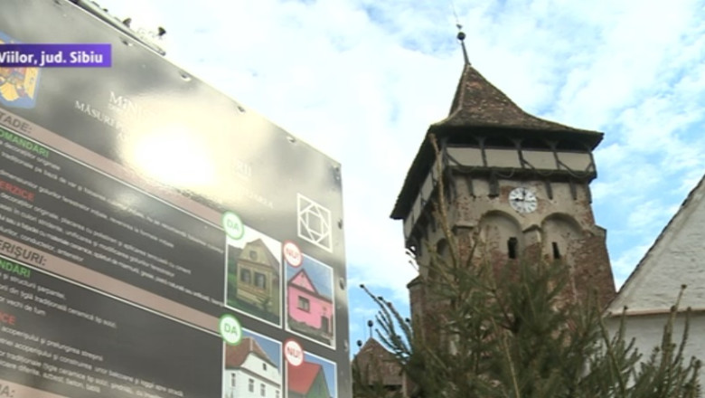 O comuna vrea sa fie scoasa de pe lista UNESCO pentru ca organizatia nu-i permite sa-si renoveze casele Imagine