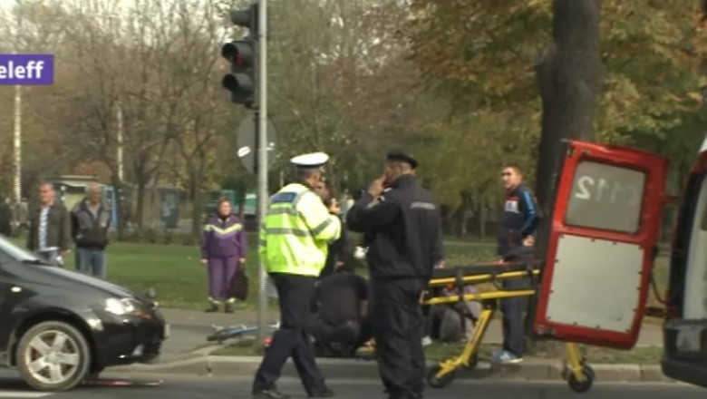 O femeie si o fetita, lovite pe o trecere de pietoni, pe Bulevardul Kiseleff Imagine