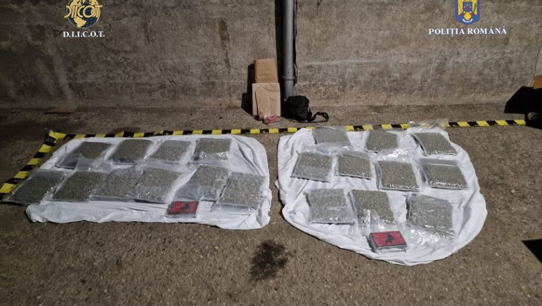 O femeie si un barbat, prinsi in flagrant delict cand voiau sa ridice de la firma de curierat coletele cu droguri trimise din Spania Imagine