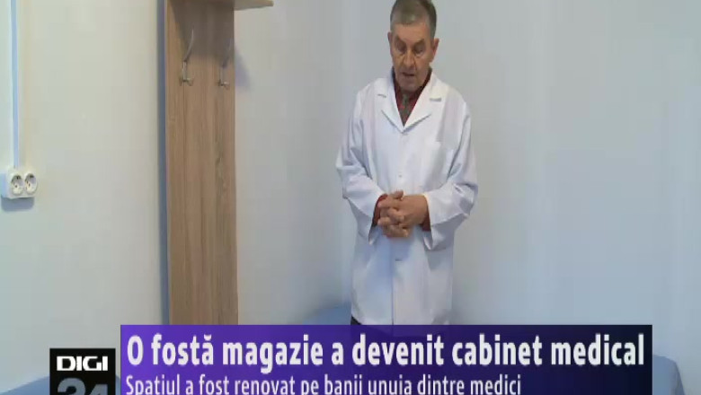 O fosta magazie a devenit cabinet medical. Spatiul a fost renovat pe banii unuia dintre medici Imagine