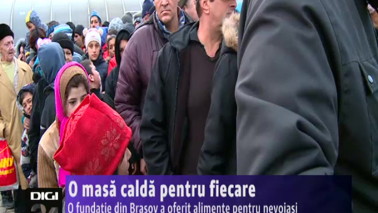 O fundatie din Brasov a oferit alimente pentru nevoiasi  Imagine