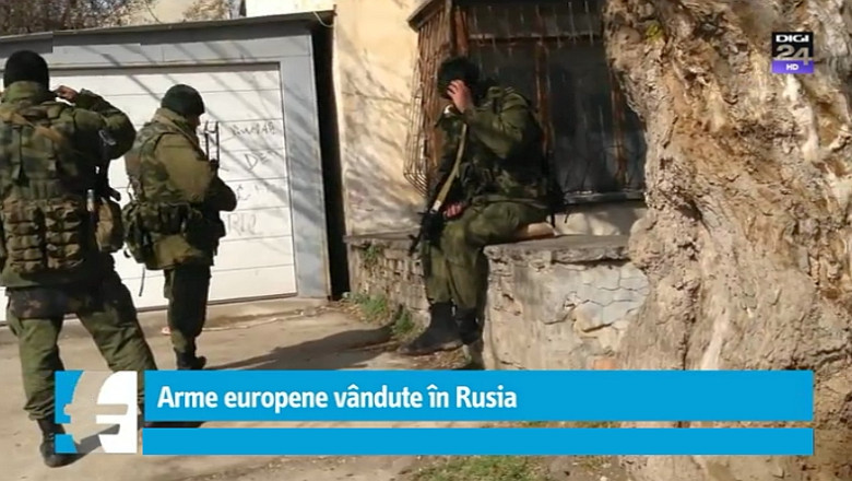 O idee: suspendarea exporturilor de arme catre Rusia. Trupele care ocupa azi Crimeea s-au antrenat in Germania Imagine