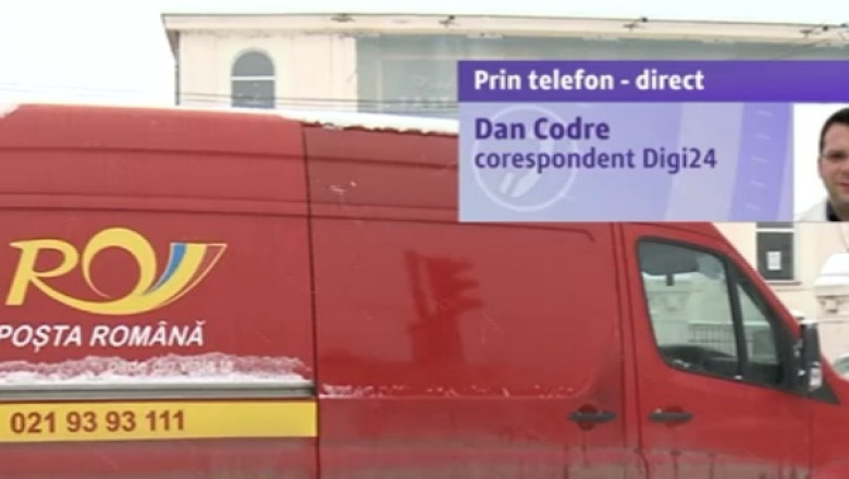O masina a Postei Arad a fost jefuita Imagine