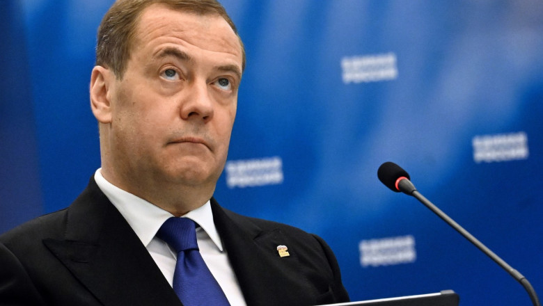 O noua amenintare a lui Dmitri Medvedev: zona-tampon va ocupa toata Ucraina, daca Occidentul mai trimite ajutor „regimului Bandera” Imagine