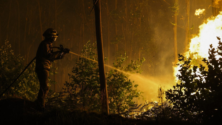 O noua atentionare de calatorie pentru Portugalia. Alerta nationala pentru patru zile, risc extrem de incendii de vegetatie Imagine