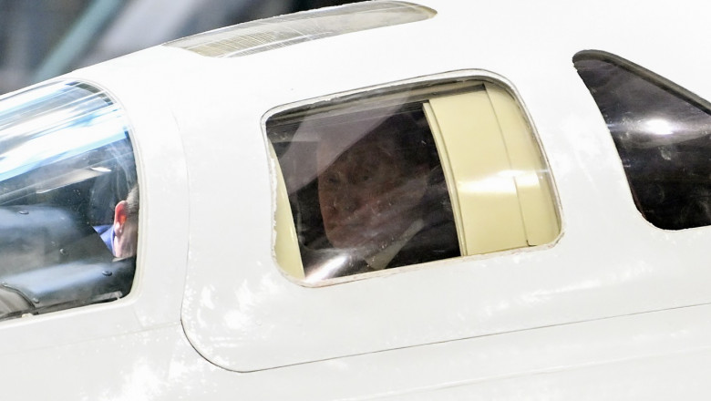 O noua demonstratie de forta in fata Occidentului: Putin a zburat la bordul unui bombardier modernizat Tu-160M cu capacitate nucleara Imagine