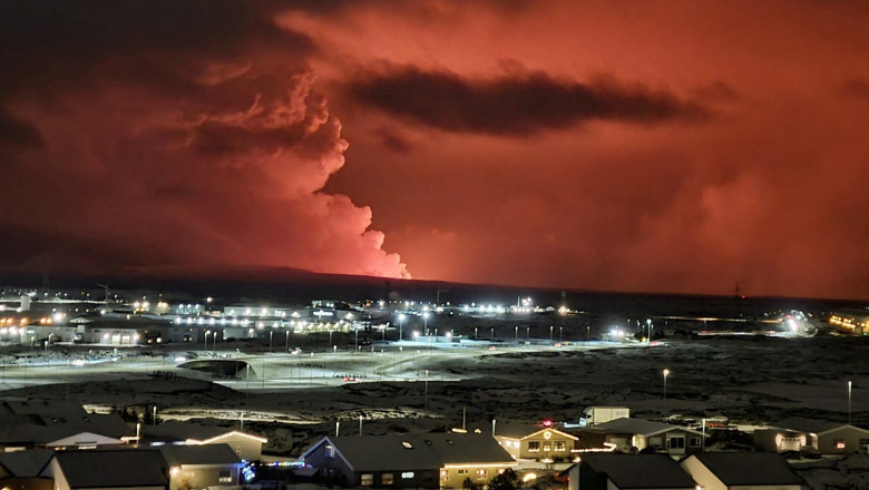O noua eruptie vulcanica a avut loc in Islanda. Este a patra in trei ani Imagine