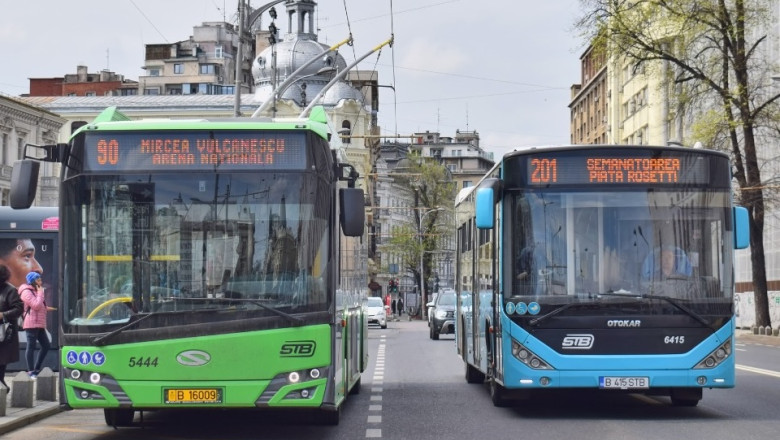 O noua linie de troleibuz in Capitala, de sambata, 14 decembrie. O linie de autobuz va fi operata cu vehicule electrice Imagine