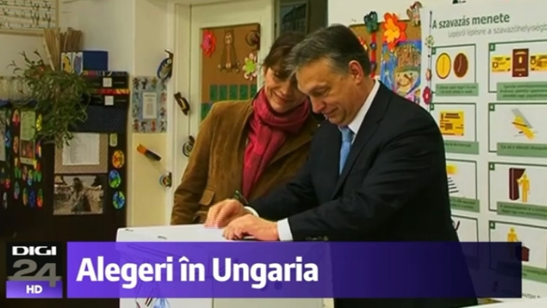 O noua victorie pentru Viktor Orban: Fidesz obtine majoritatea in Ungaria. Jobbik, extrema dreapta, castiga teren Imagine