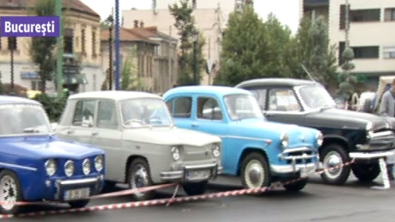 O parada a masinilor de epoca are loc in sectorul 4 Imagine