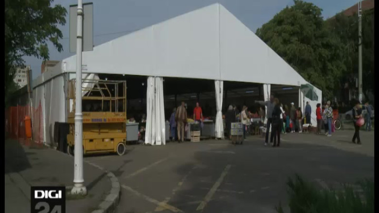 O parte a pietei Rogerius din Oradea va fi gata in luna decembrie Imagine