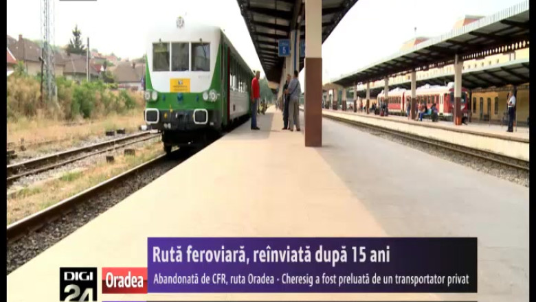 O ruta feroviara, reinviata dupa 15 ani in Bihor. Afla ce localitati sunt din nou legate prin calea ferata Imagine